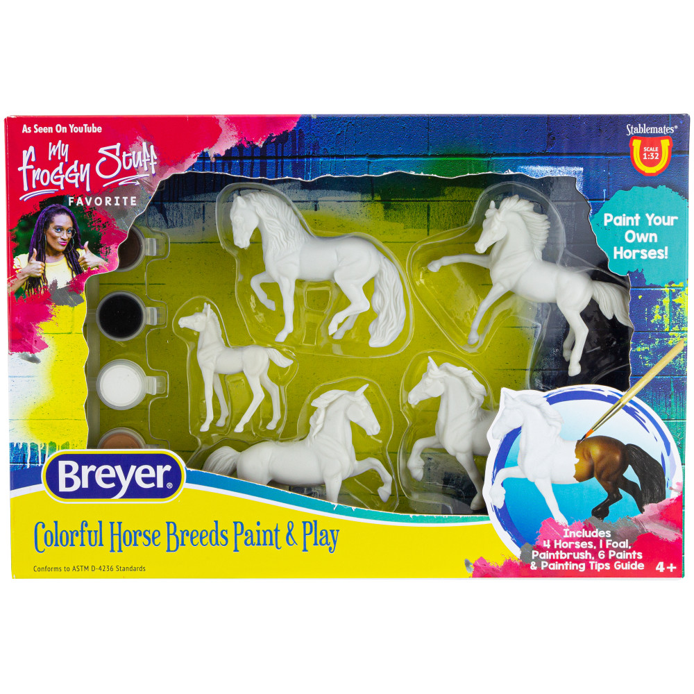 Breyer Horses - Stablemates 1:32 Scale 5 Piece Paint Set, Colorful Horse