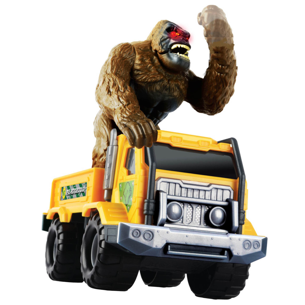 Light & Sound: Gorilla Transporter - Children's Play Truck & Gorilla Figurine, Ages 3+