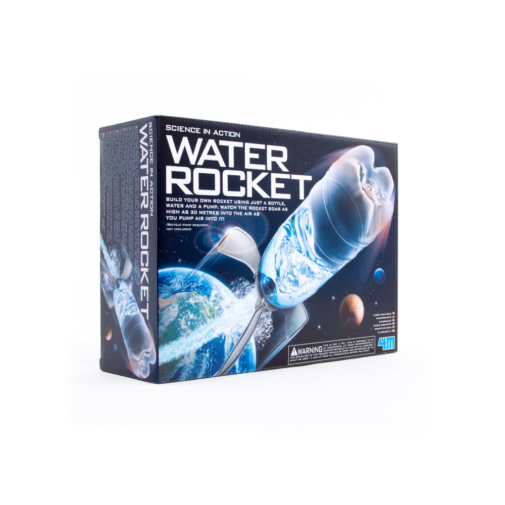 4M 4605 Water Rocket Kit - DIY Science Space Stem Toys Gift for Kids & Teens, Boys & Girls