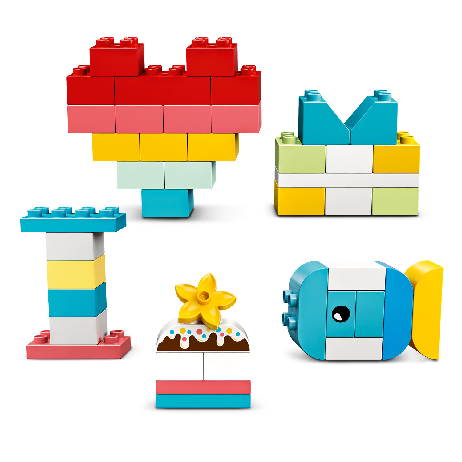 LEGO®  DUPLO® Classic Heart Box 10909 Building Toy Set (80 Pieces)