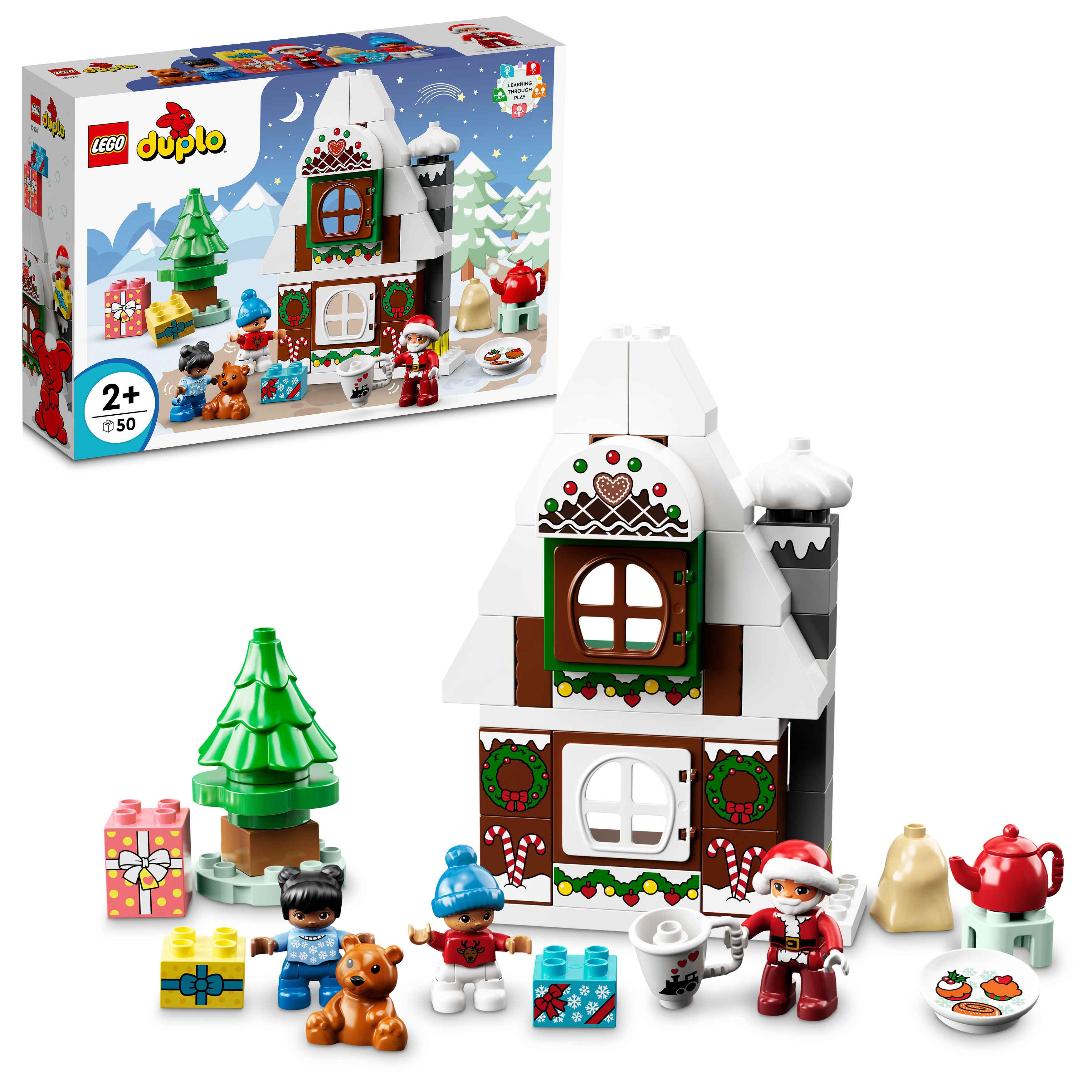 LEGO®  DUPLO® Santa's Gingerbread House 10976 Building Toy (50 Pieces)