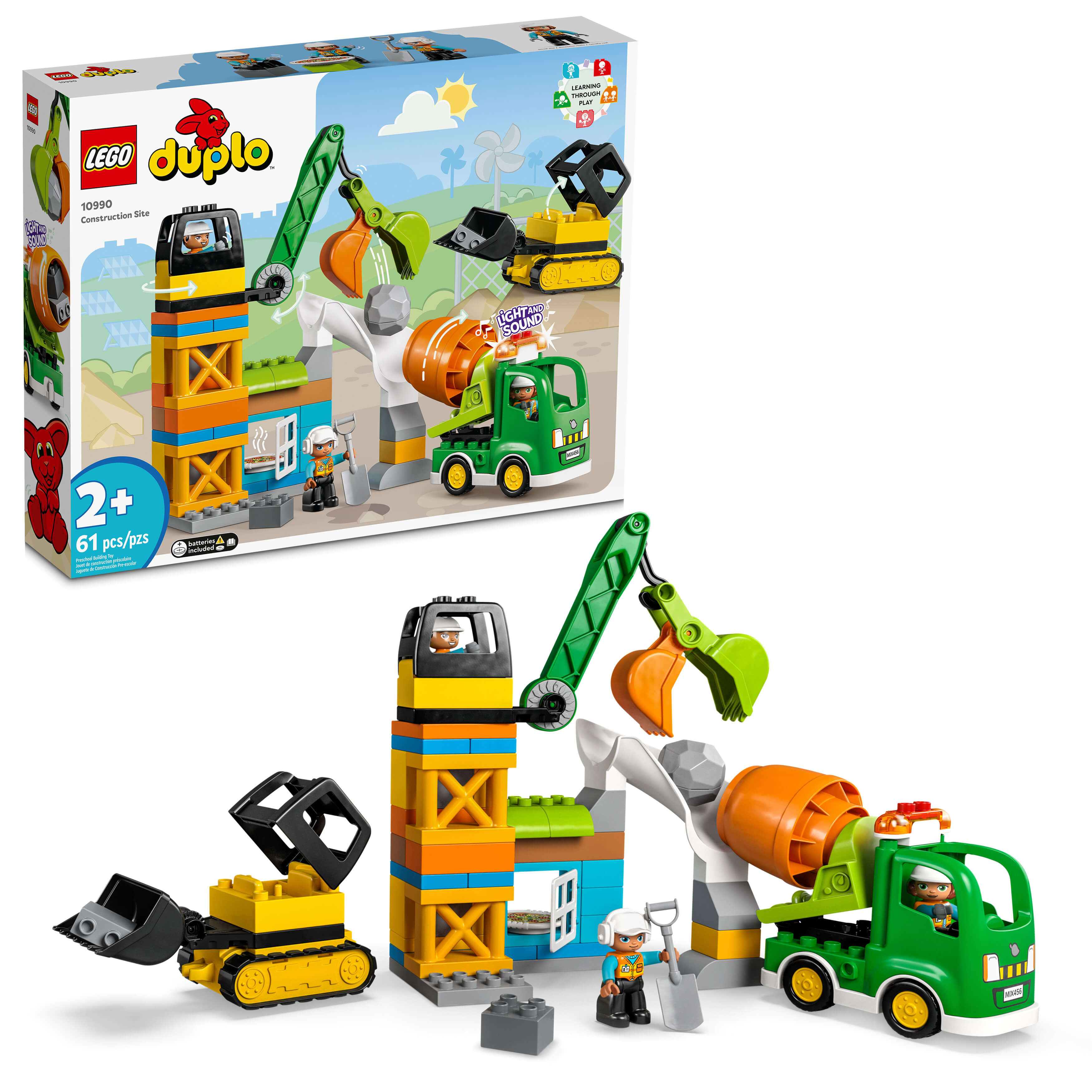 LEGO®  DUPLO® Town Construction Site 10990 Building Toy Set (61 Pieces)