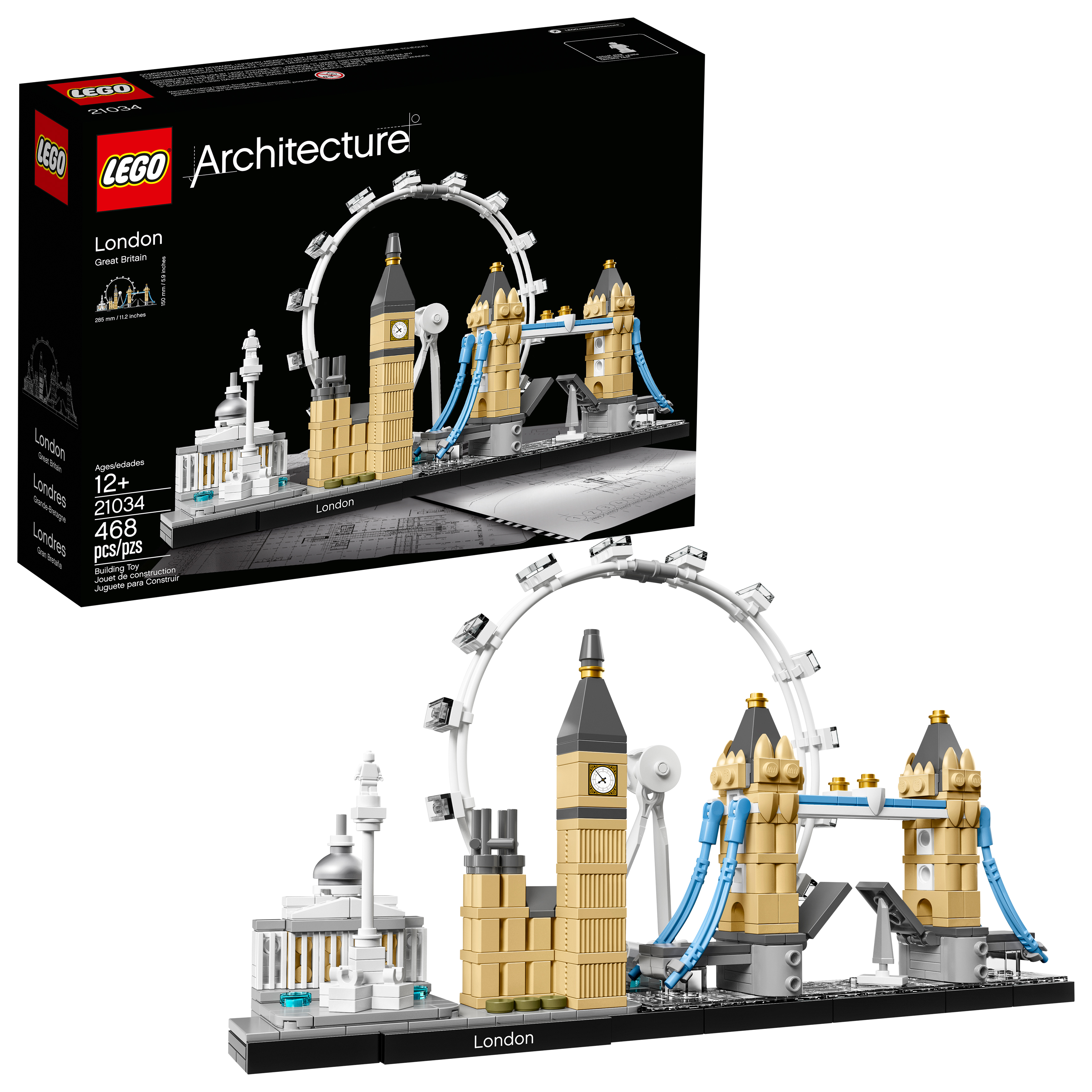 LEGO® Architecture Skyline Collection: London 21034 Building Kit (468 Pieces)