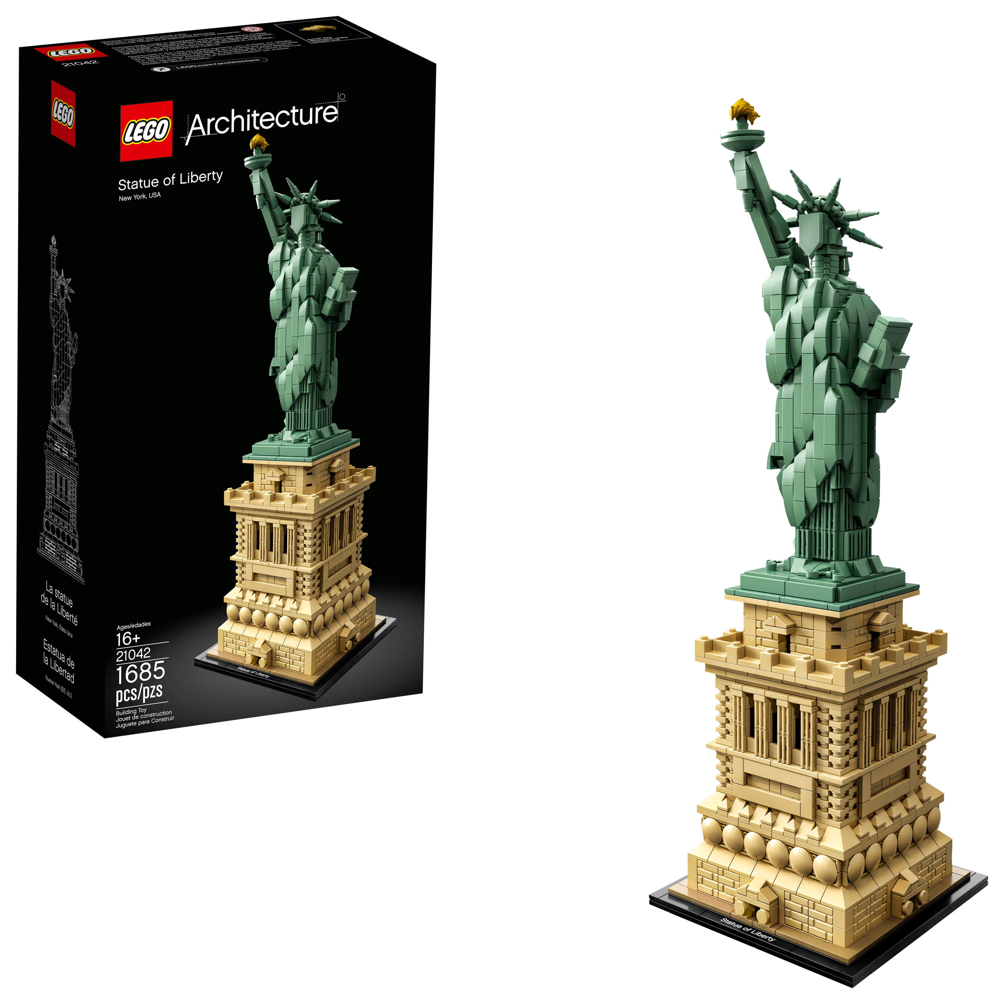 LEGO® Architecture Statue of Liberty 21042 Building Kit (1685 Piece)