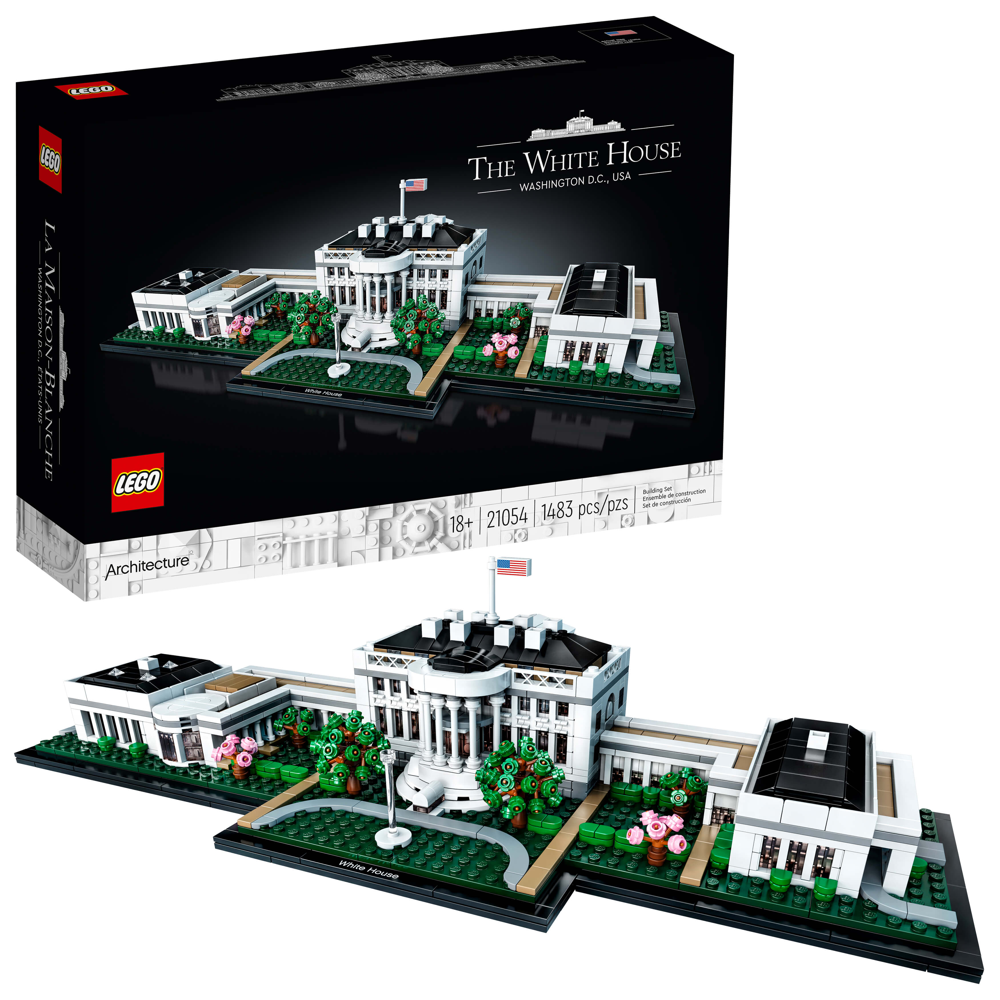 LEGO® Architecture Collection: The White House 21054 Building Kit (1,483 Pieces)