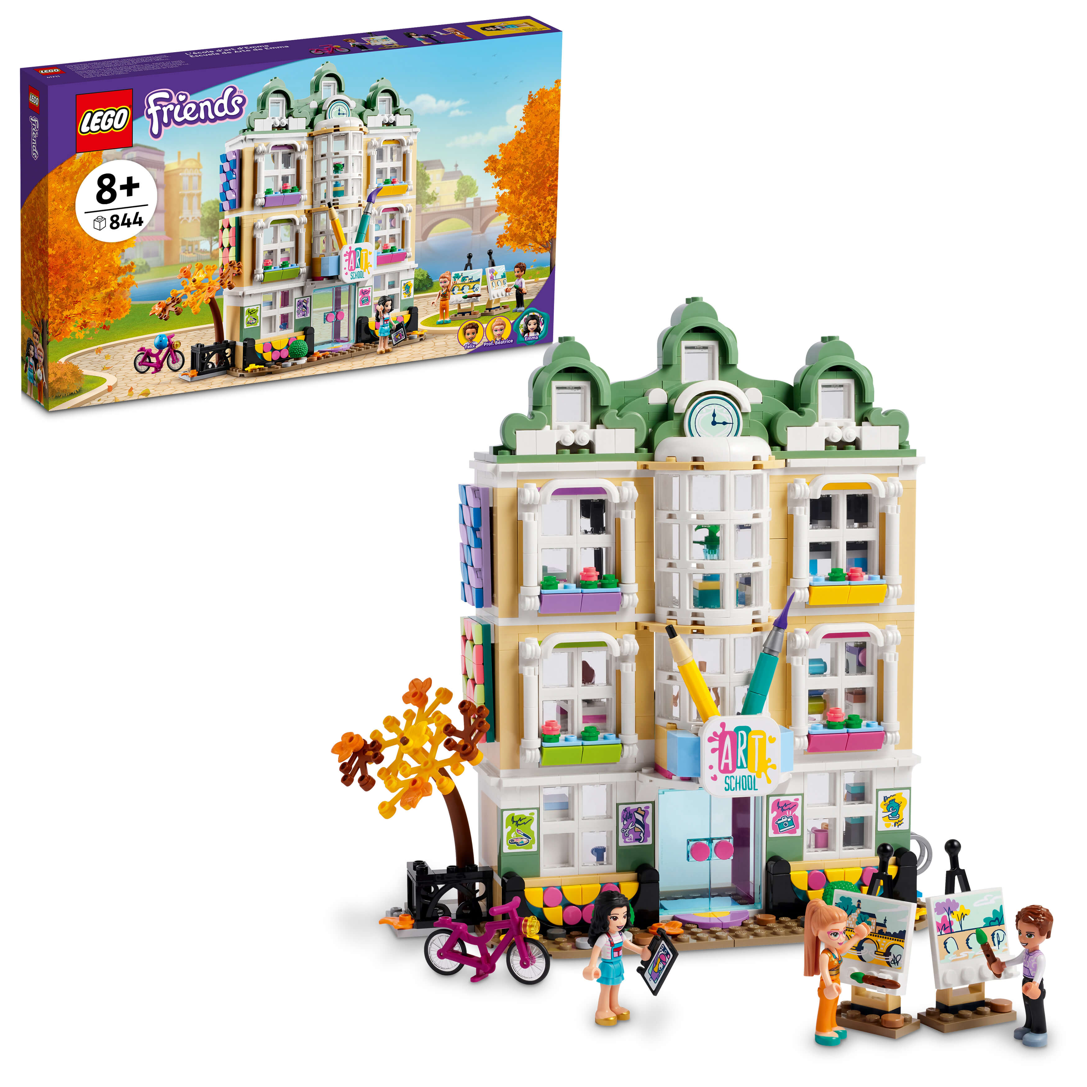 LEGO® Friends Emmas Art School 41711 Building Kit (844 Pieces)