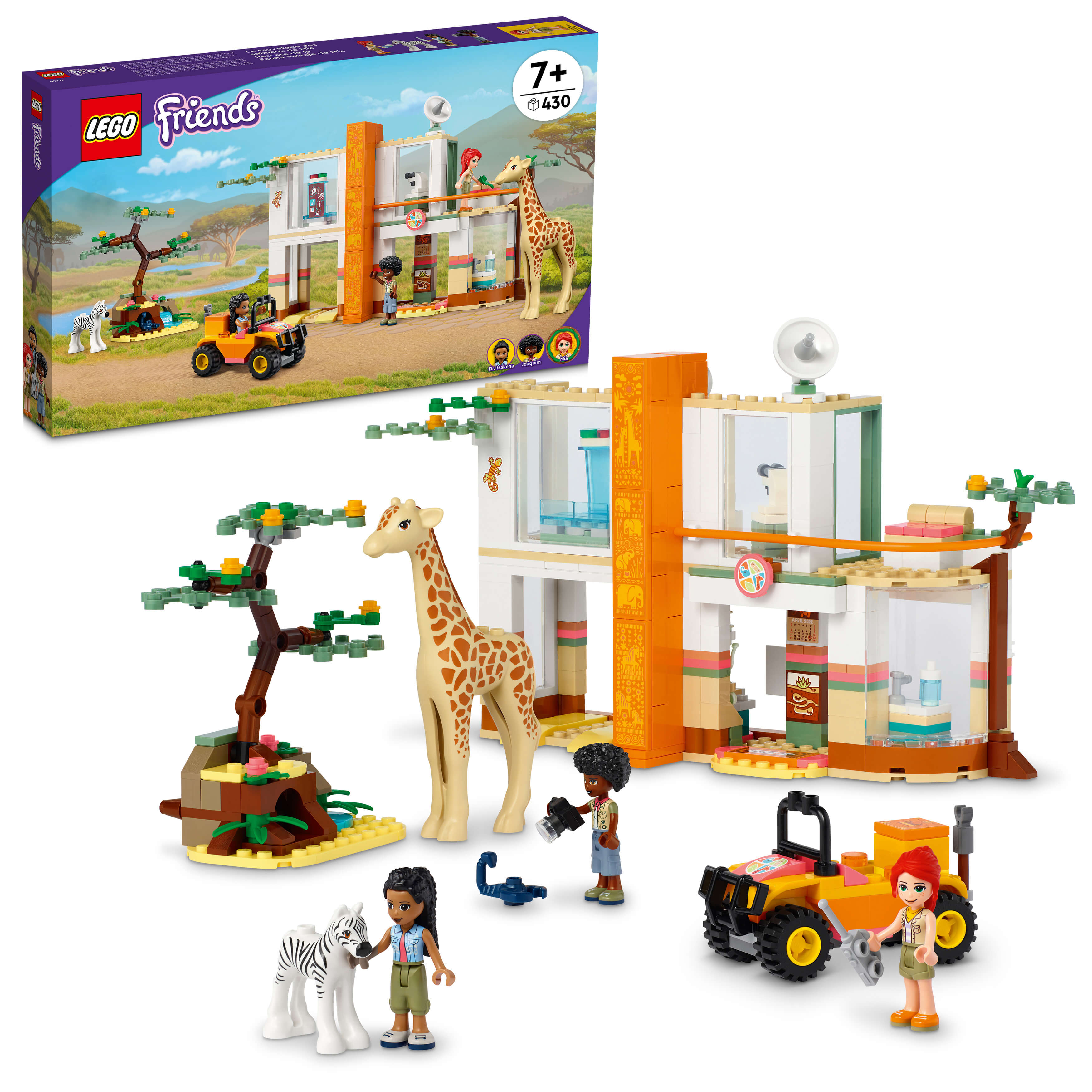 LEGO® Friends Mias Wildlife Rescue 41717 Building Kit (430 Pieces)