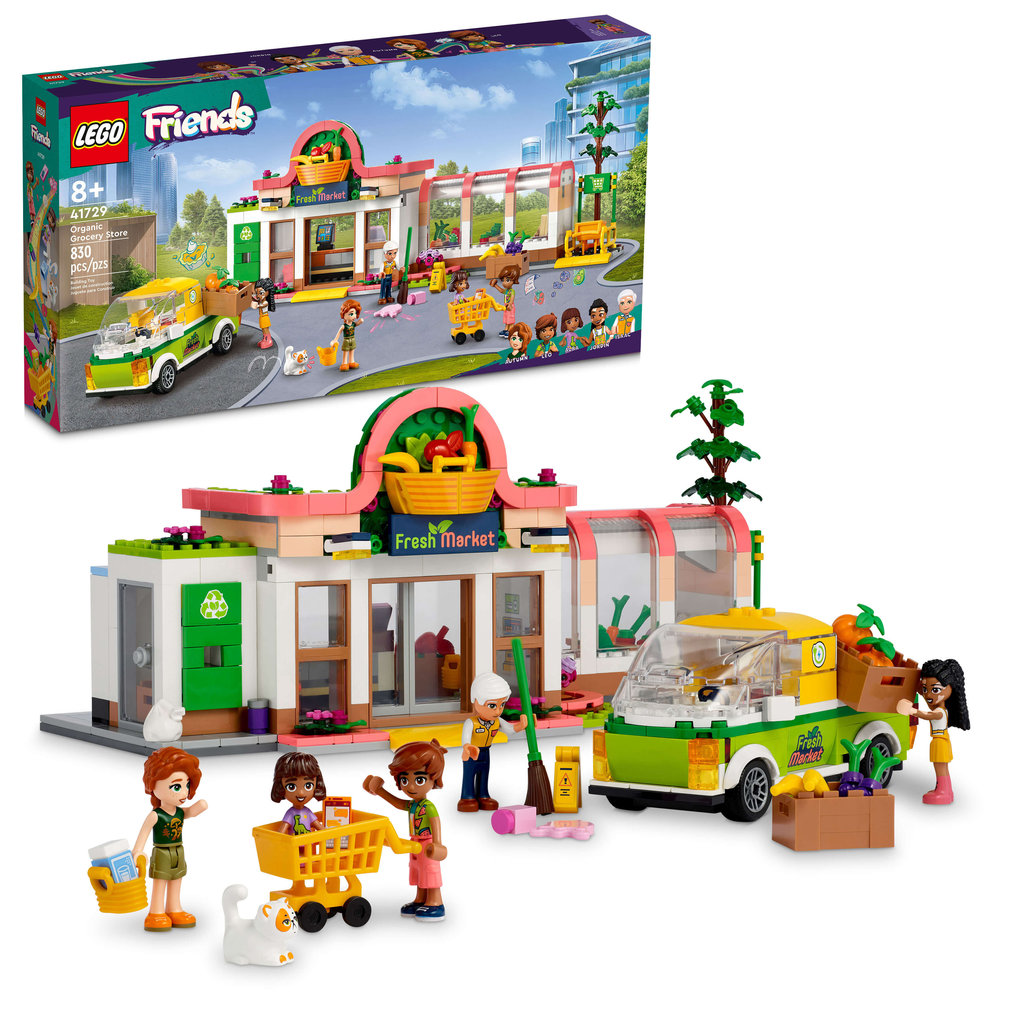 LEGO® Friends Organic Grocery Store 41729 Building Toy Set (830 Pieces)