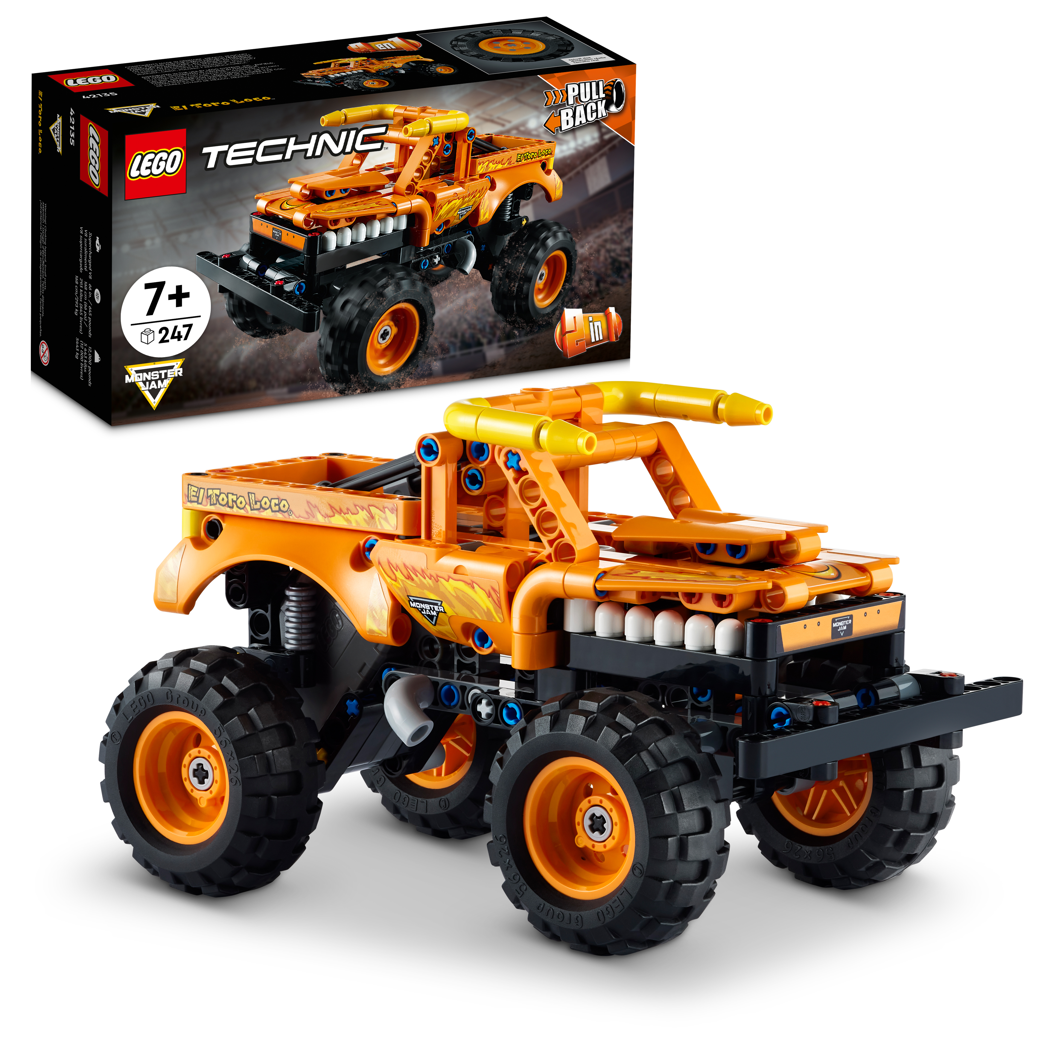 LEGO® Technic® Monster Jam El Toro Loco 42135 Model Building Kit (247 Pieces)