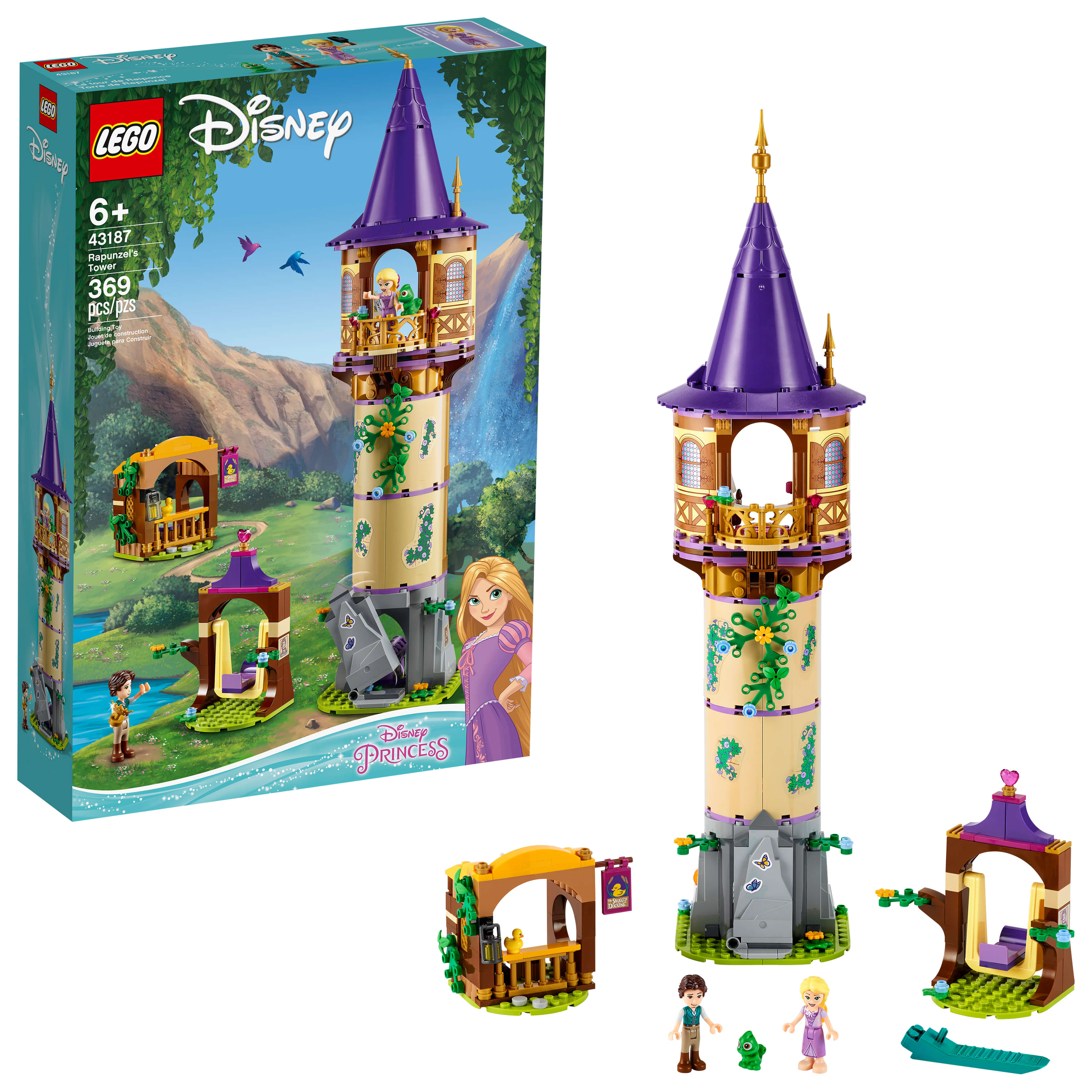 LEGO® Disney Rapunzels Tower 43187 Building Kit (369 Pieces)