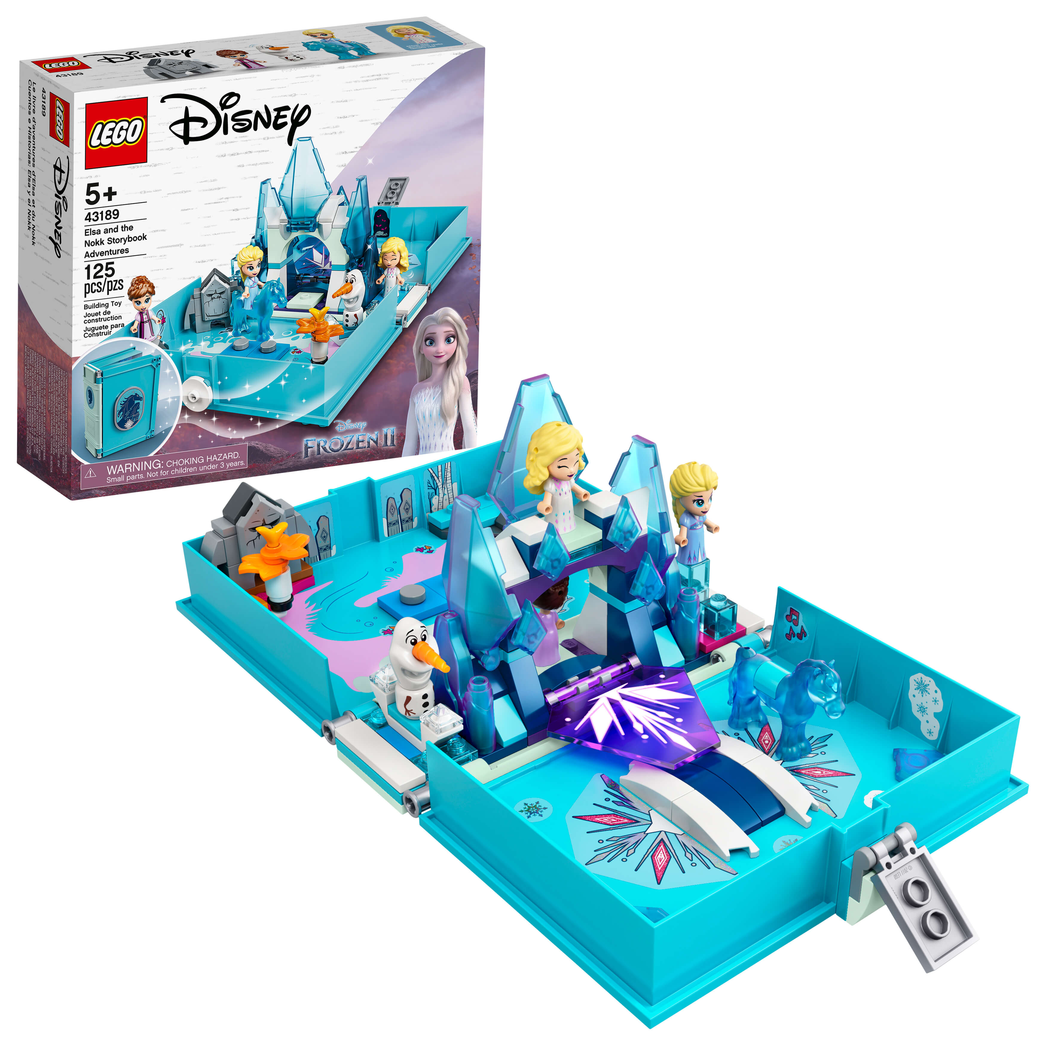 LEGO® Disney Elsa and the Nokk Storybook Adventures 43189 Building Kit (125 Pieces)