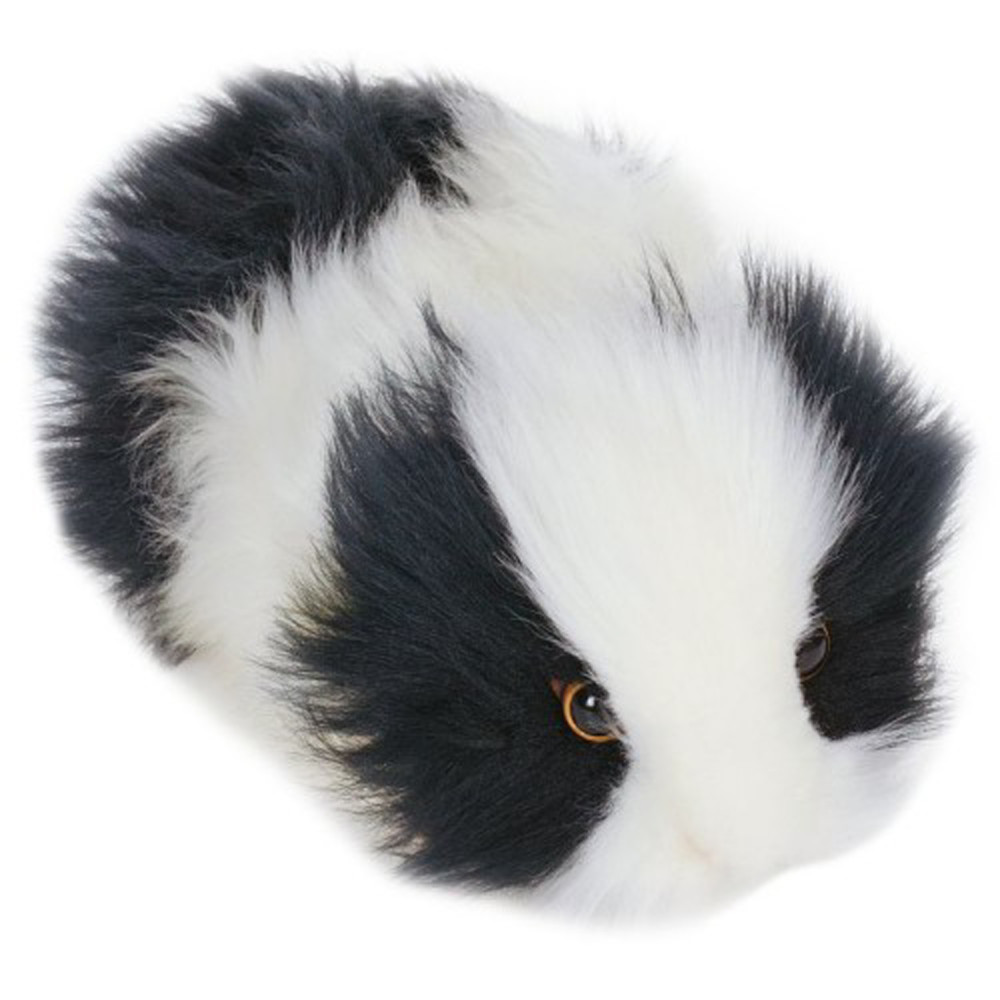 HANSA - Black and White Guinea Pig Plush Toy