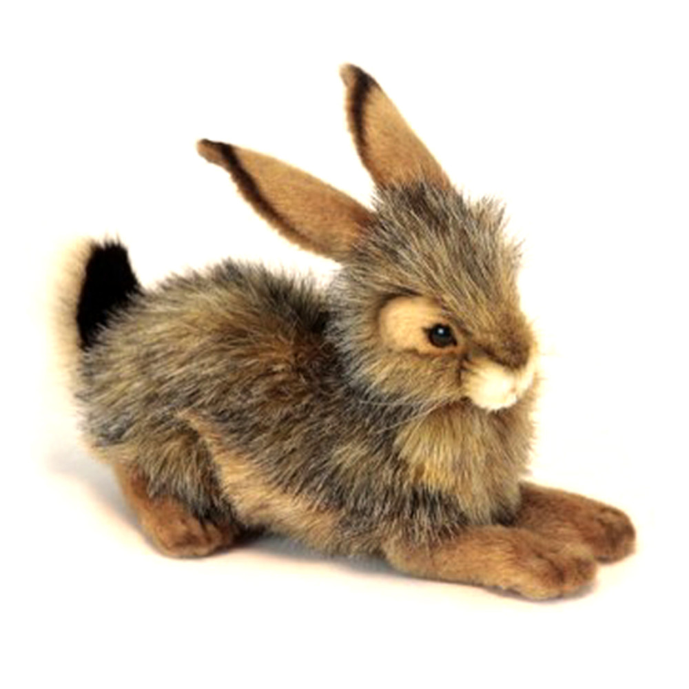 HANSA - Crouching Bunny Plush Toy