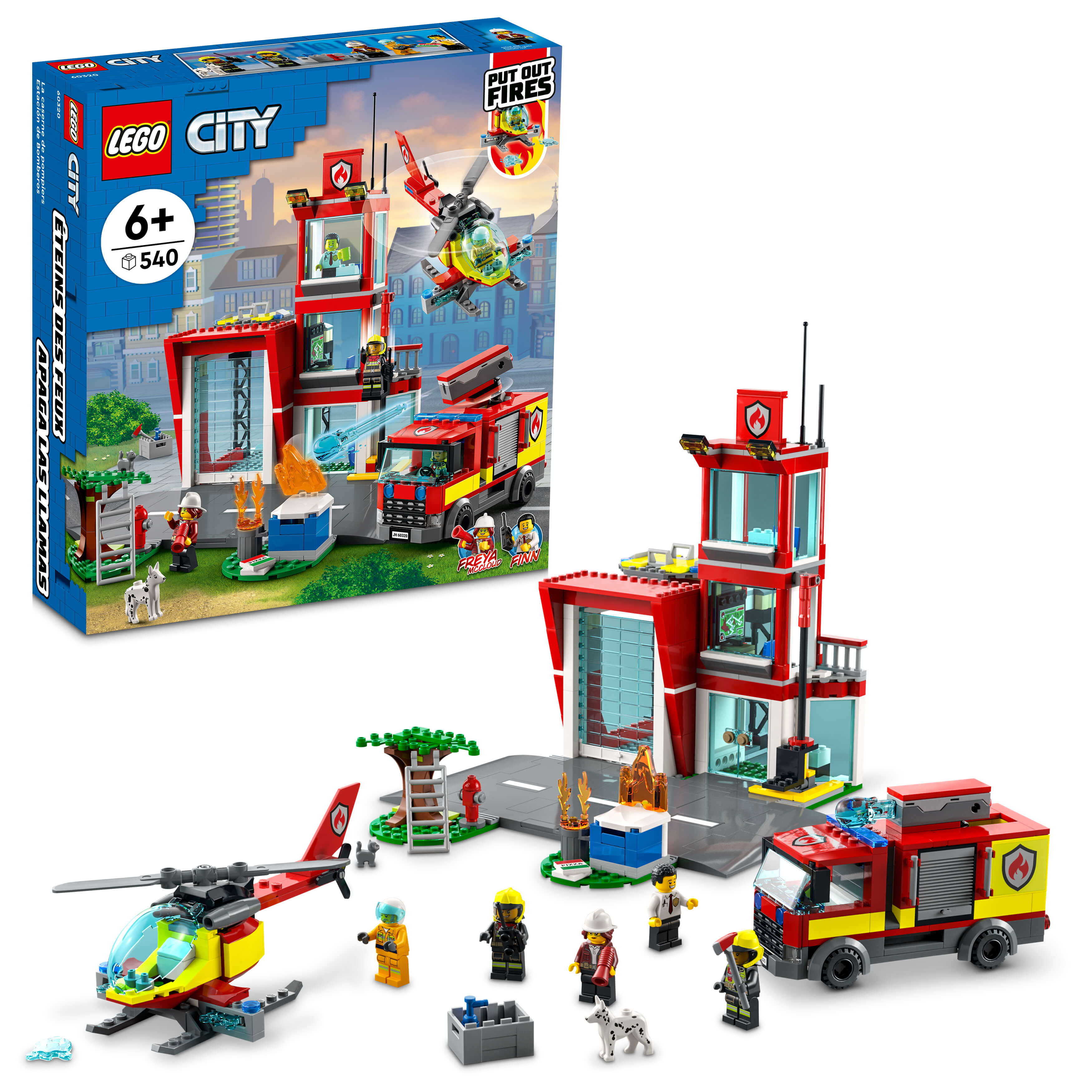 LEGO® City Fire Station 60320 Building Kit (540 Pieces)