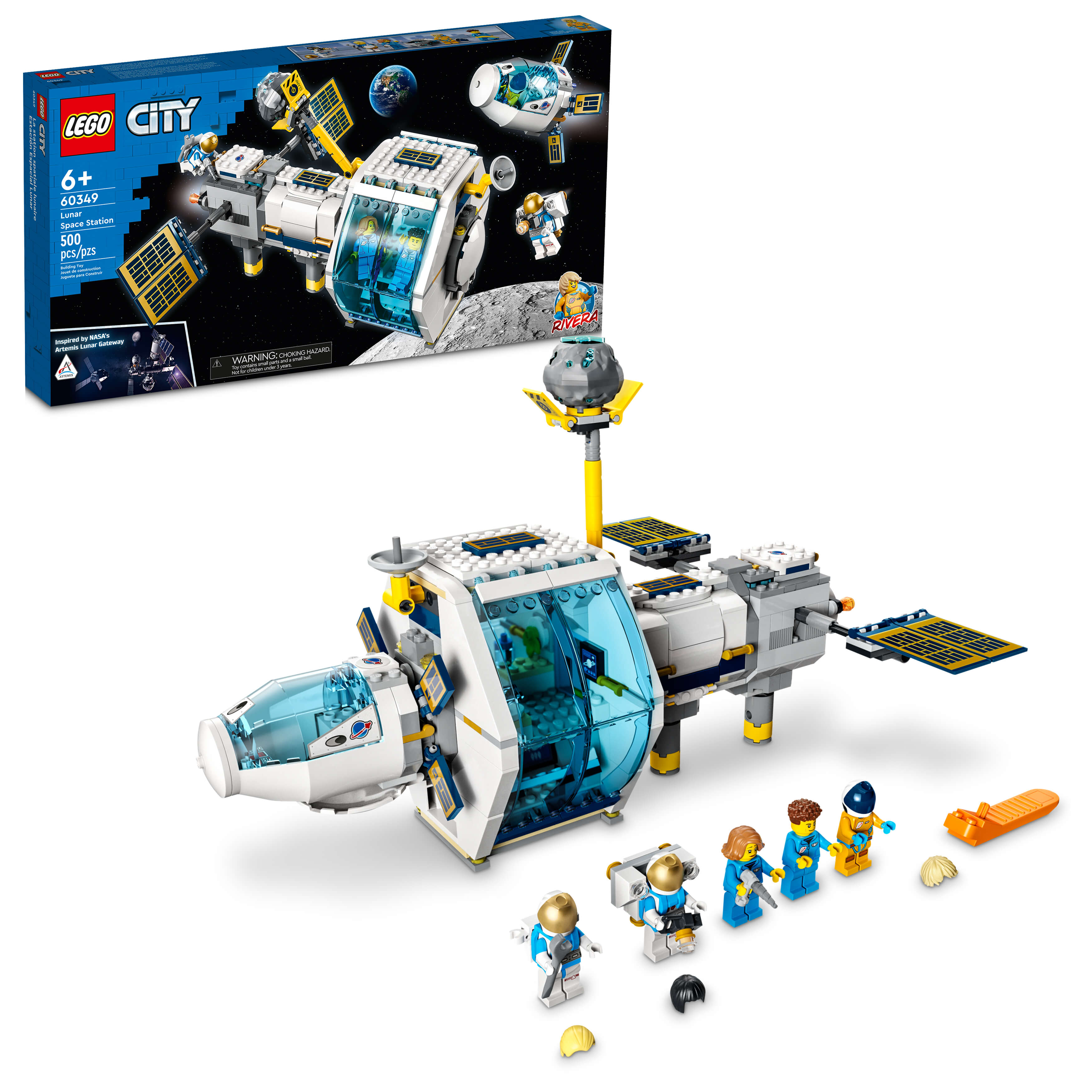 LEGO® City Lunar Space Station 60349 Building Kit (500 Pieces)