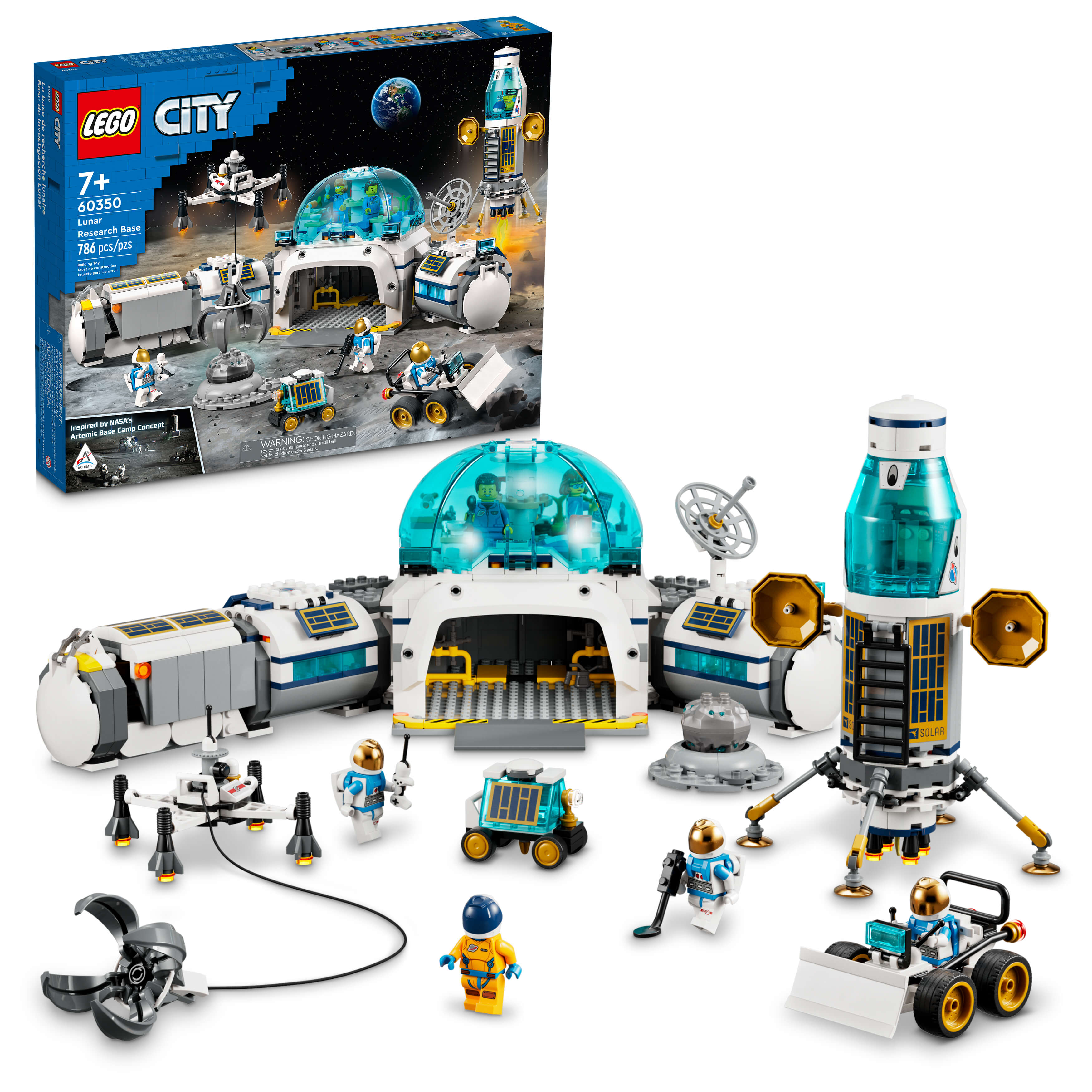 LEGO® City Lunar Research Base 60350 Building Kit (786 Pieces)