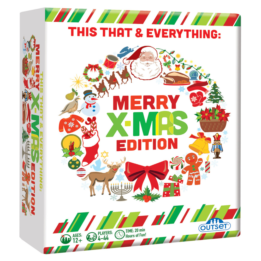Outset Media This That & Everything: Merry Xmas Edition Party Game