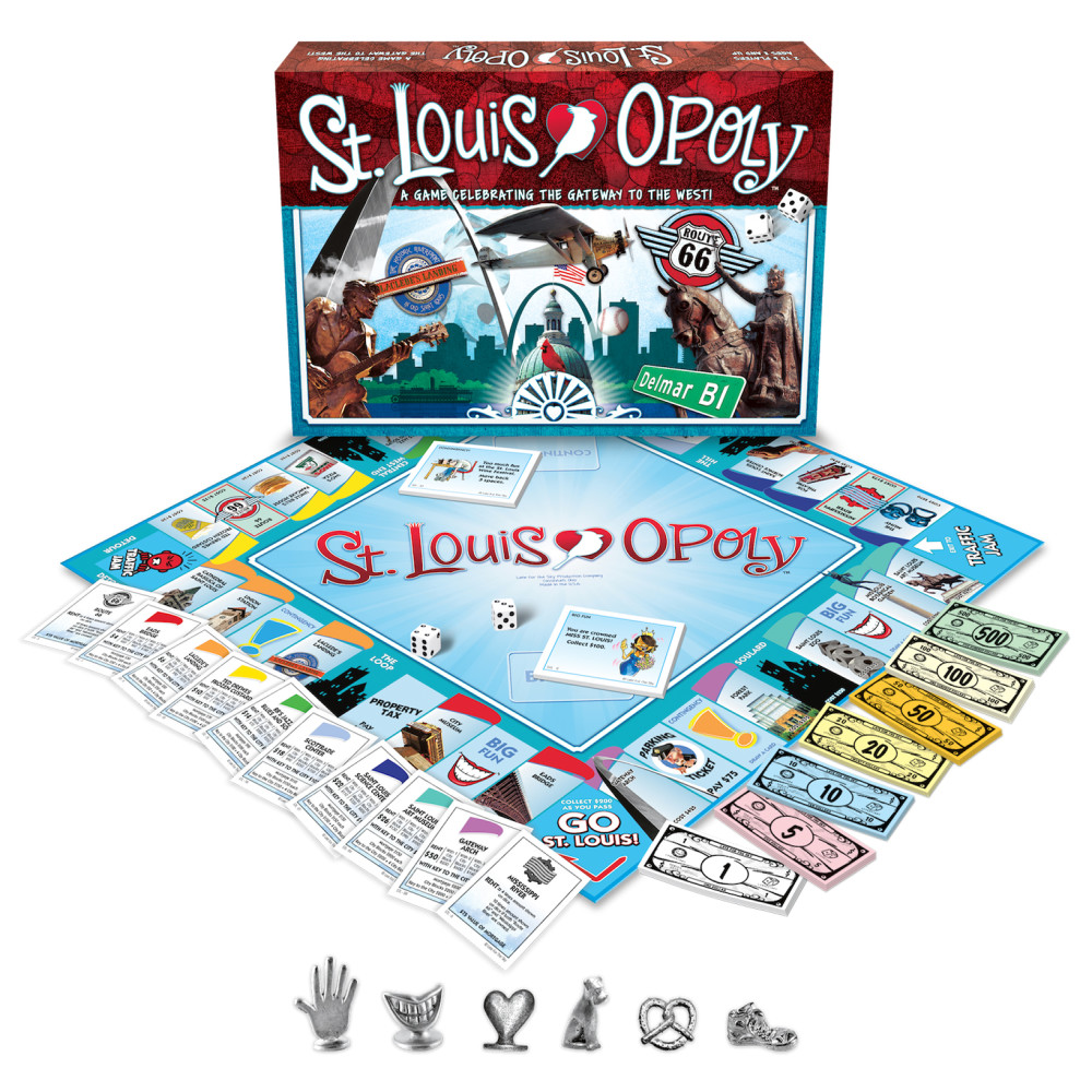 Late for the Sky St. Louis-Opoly Board Game