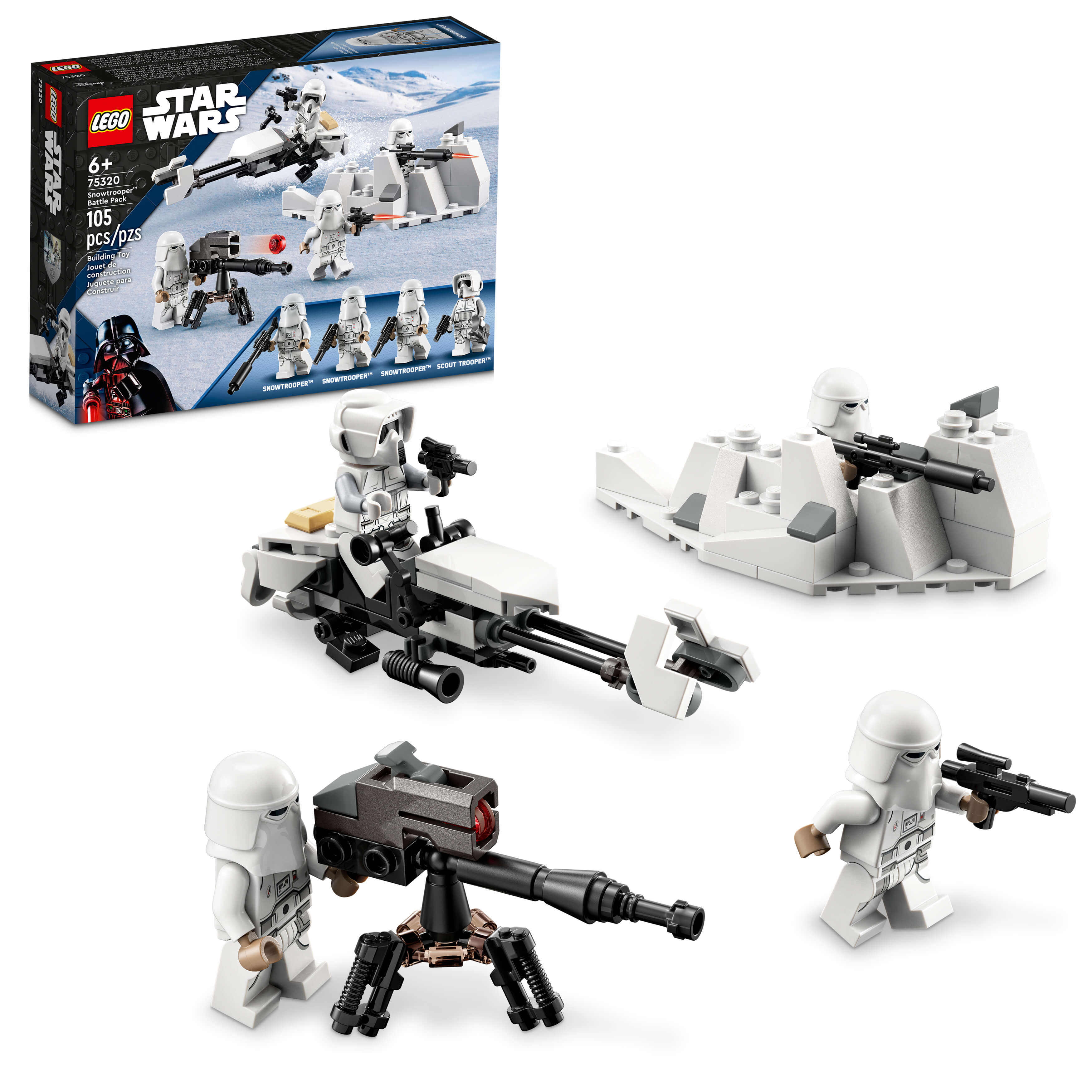 LEGO® Star Wars® Snowtrooper Battle Pack 75320 Building Kit (105 Pieces)