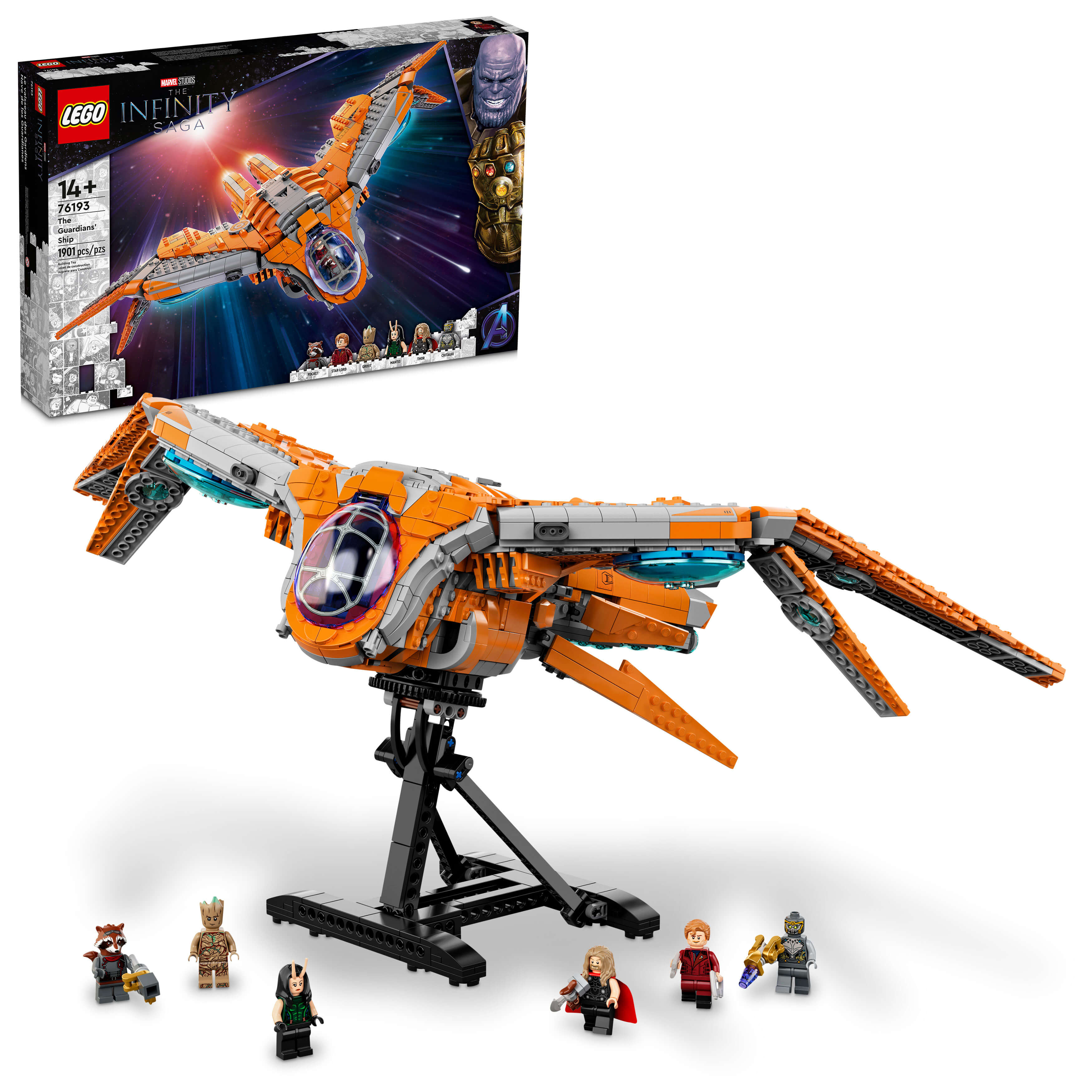 LEGO® Marvel The Guardians Ship 76193 Building Kit (1,902 Pieces)