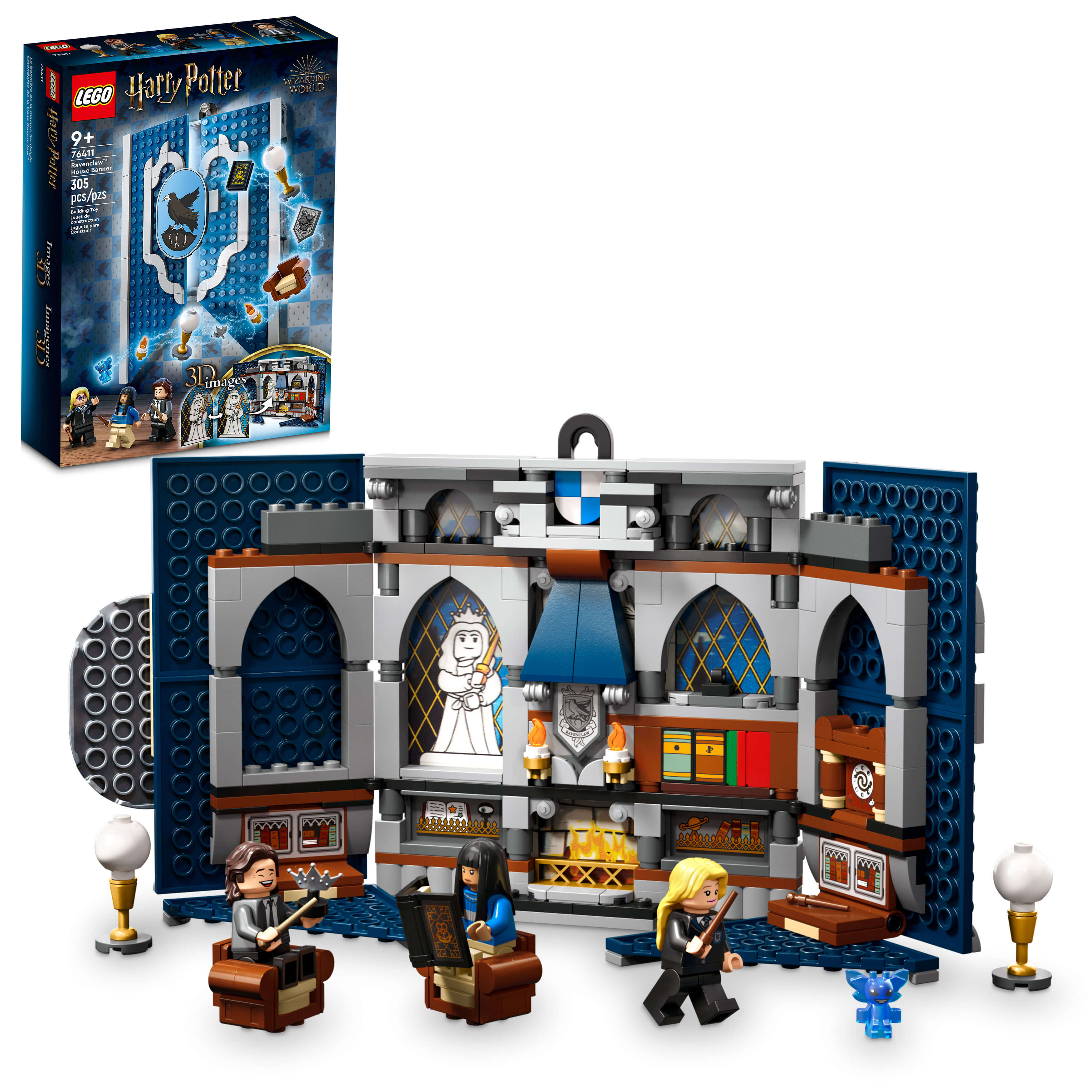LEGO® Harry Potter® Ravenclaw House Banner 76411 Building Toy Set (305 Pieces)