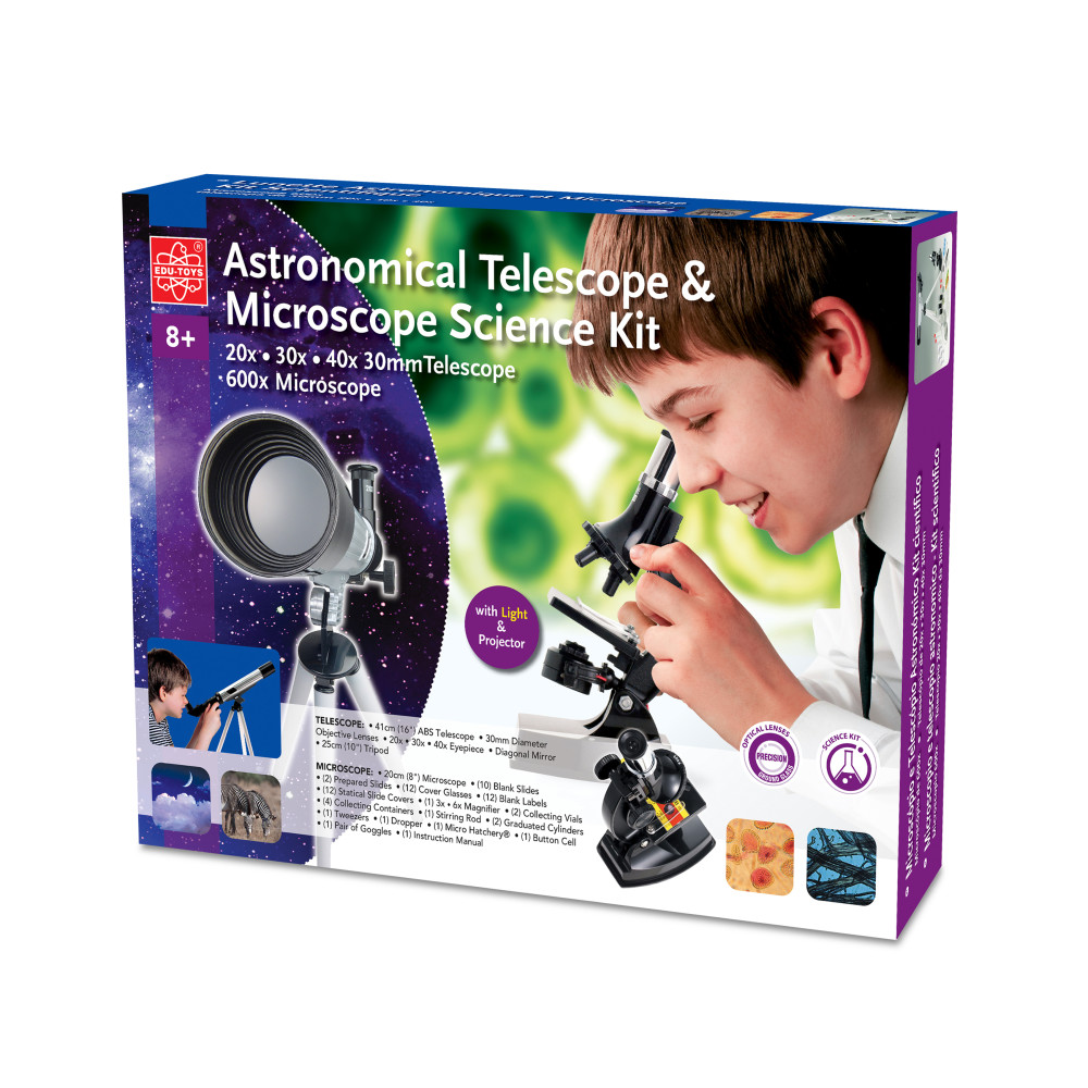 Edu Toys Astronomical Telescope & Microscope Science Set