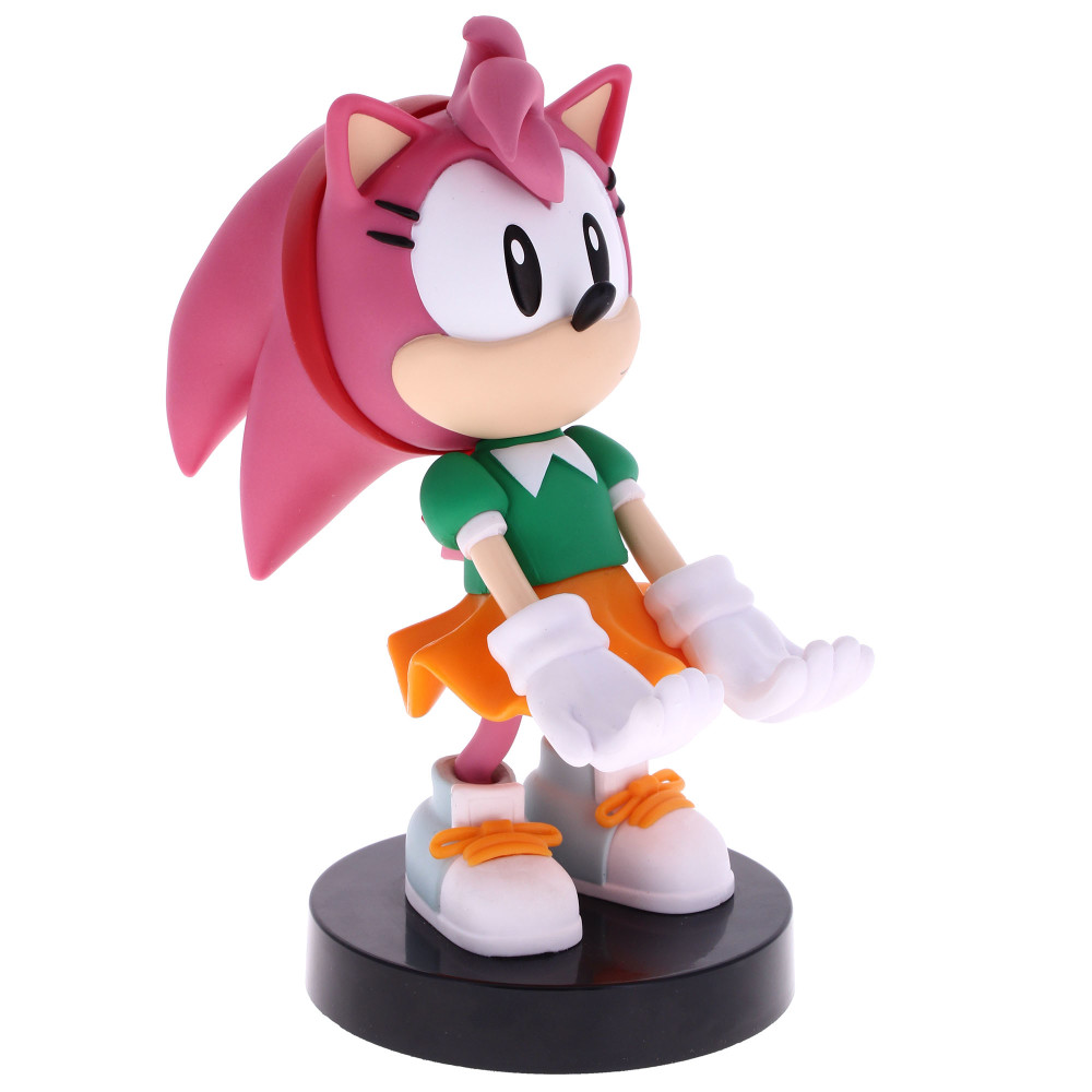 Exquisite Gaming: SEGA Amy Rose Device Charging Holder - Phone & Video Game Controller Holder, Cable Guy