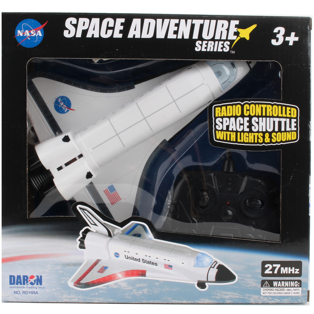 NASA Space Adventure: Space Shuttle Remote Control Playset with lights and sound, ages 3+