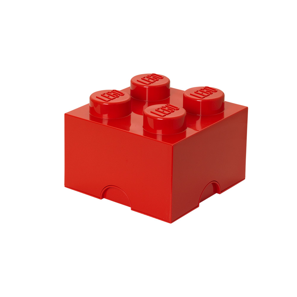 LEGO® Storage Brick 4, Bright Red