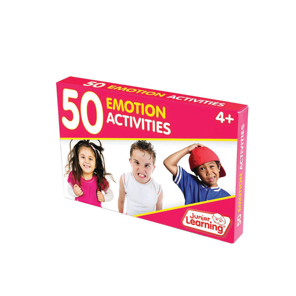 50 Emotion Activities Junior Learning for Ages 4-5 Kindergarten Learning, Character Education, Perfect for Home School, Educational Resources